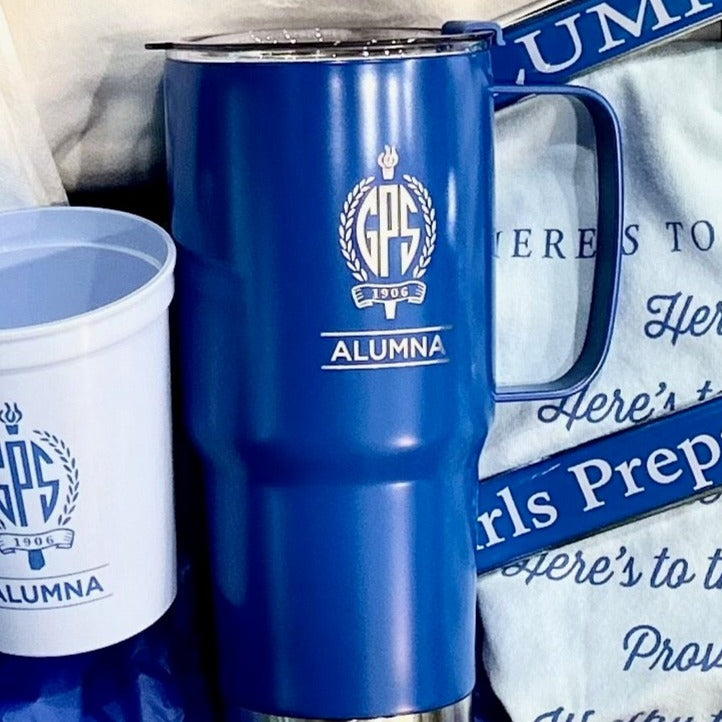 Tumbler Alumna Handled Traveler