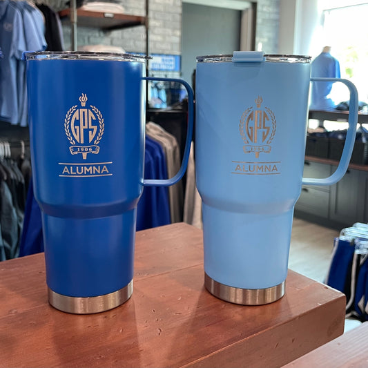 Tumbler Alumna Handled Traveler