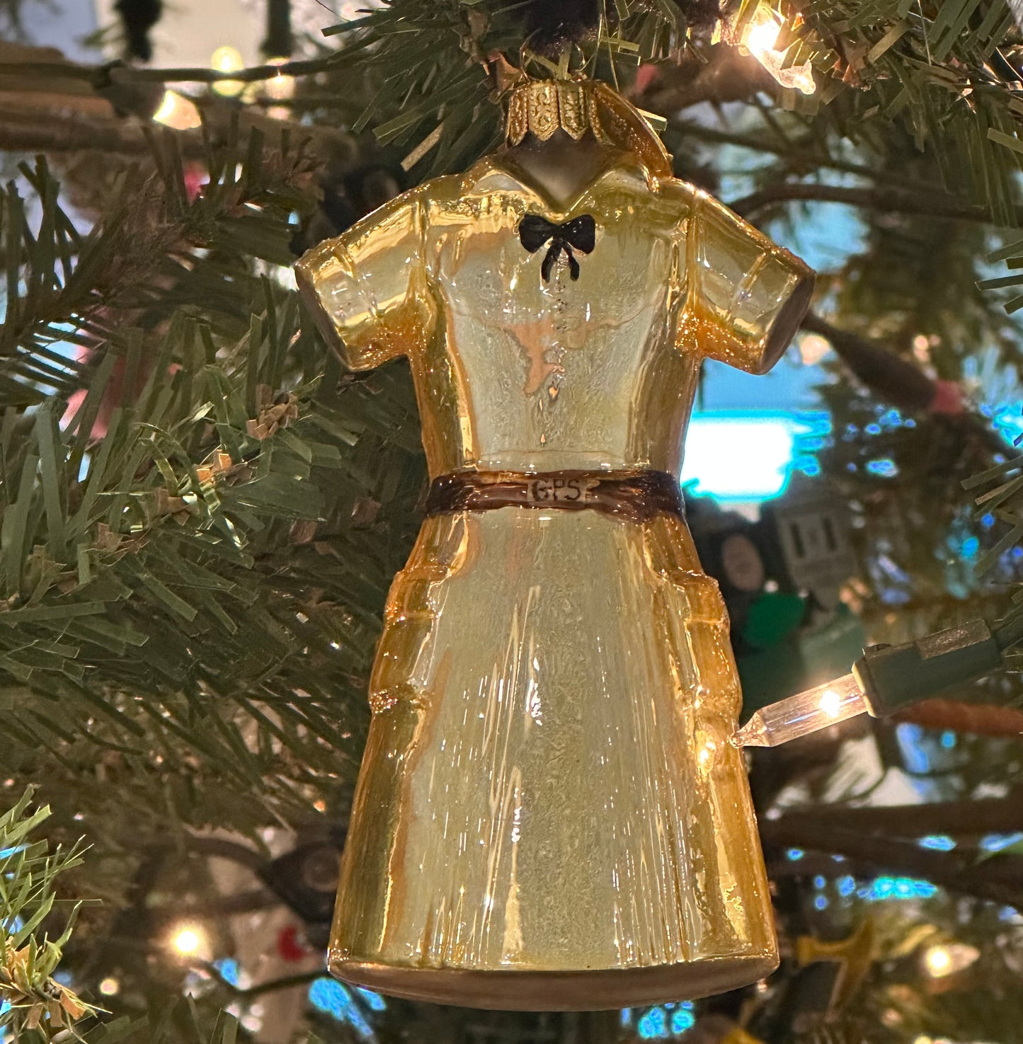 Ornament Large Glass Single Dress