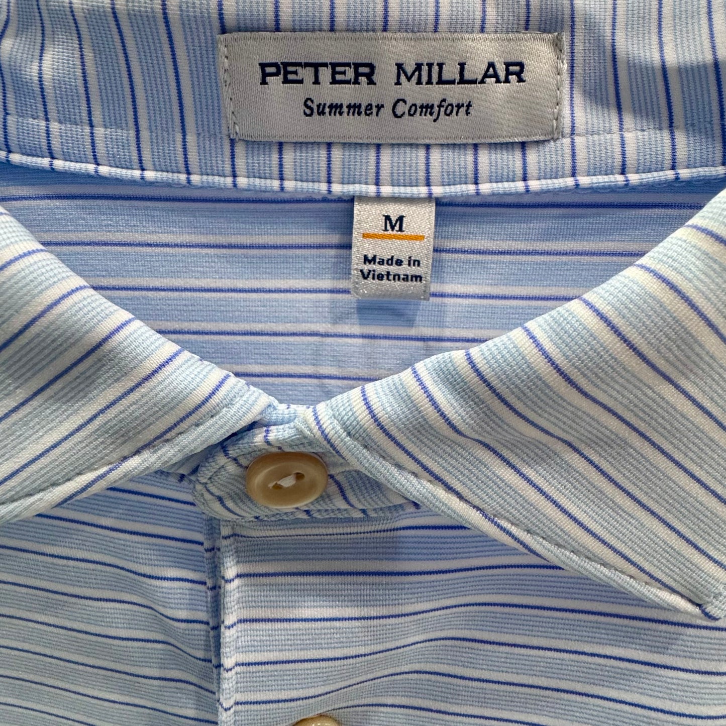 Polo Men's Peter Millar Daven Performance Cottage Blue