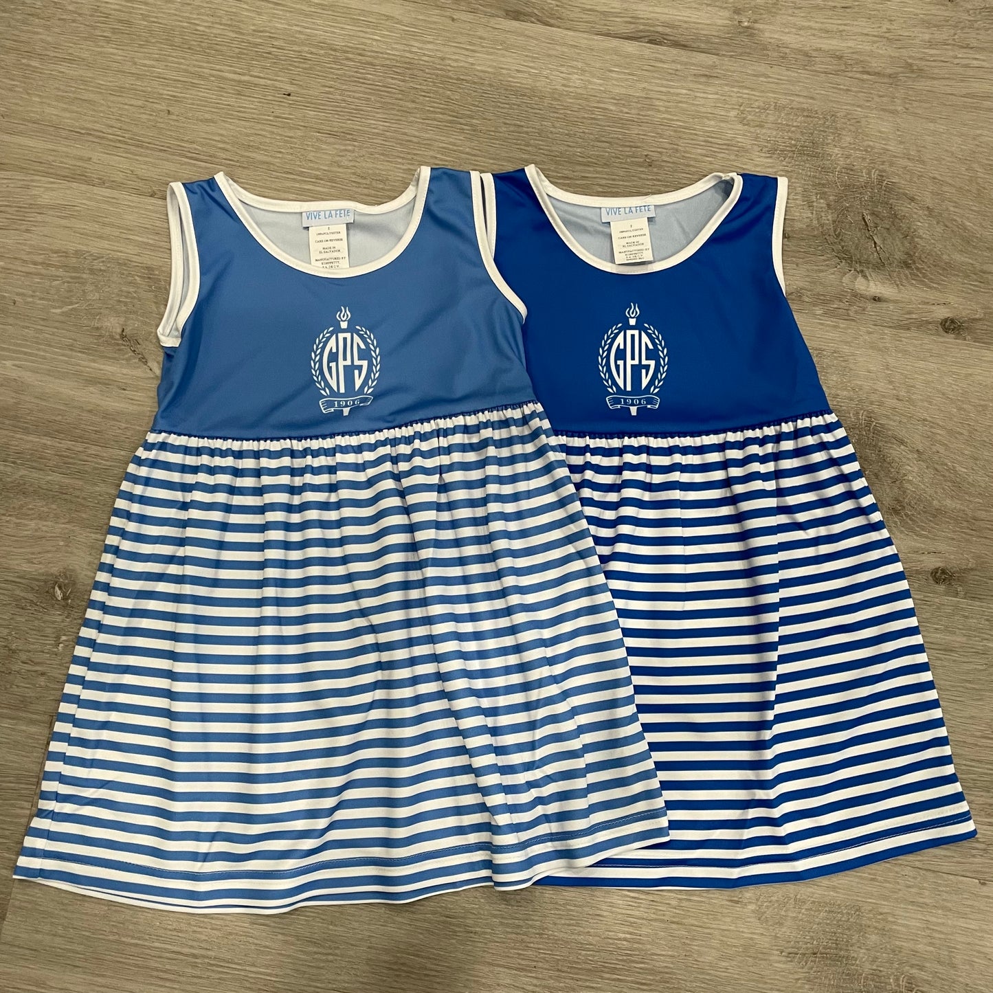 Dress VLF Tank Striped w/ Crest