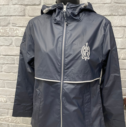 Rain Jacket Charles River New Englander Women's- Navy