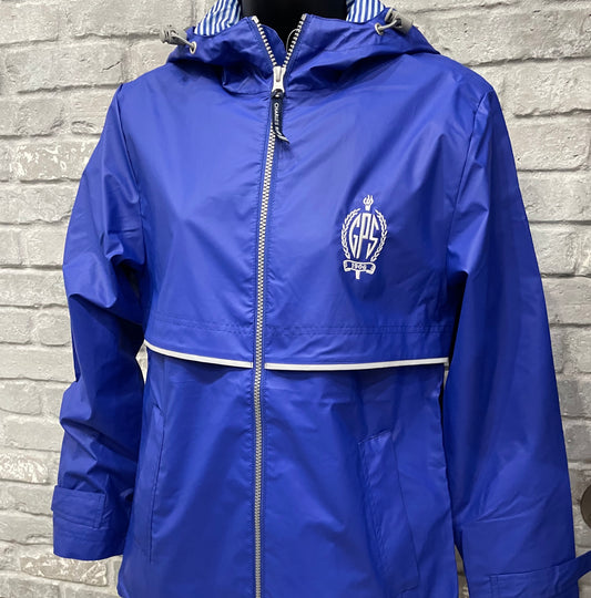 Rain Jacket Charles River New Englander Women's Royal