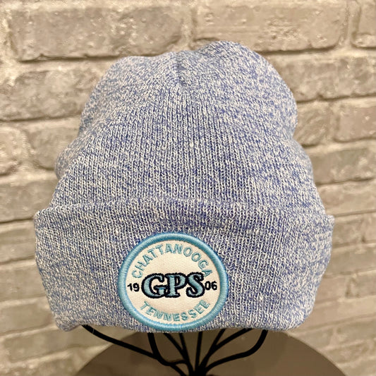 Beanie Legacy Light Blue Marled Patch