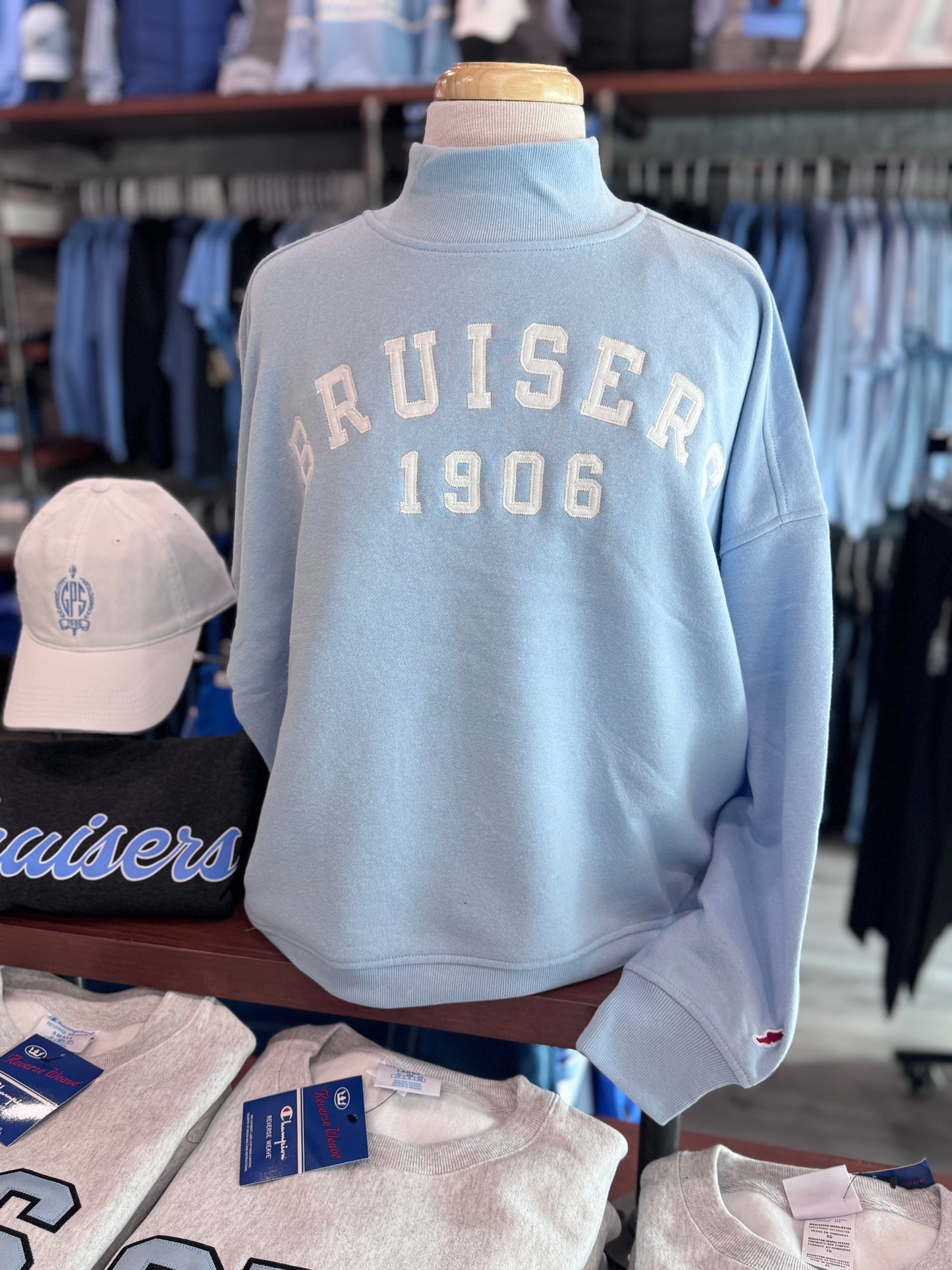 Sweatshirt Mockneck 'Cloud'