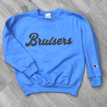 Sweatshirt Youth Champion Team Script Hood/Crew