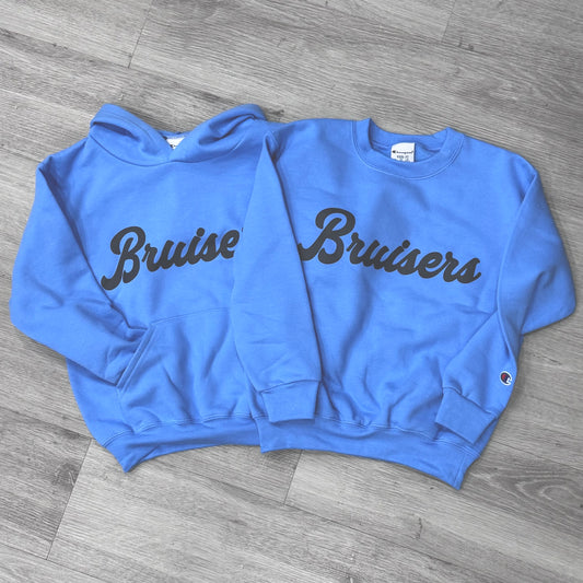 Sweatshirt Youth Champion Team Script Hood/Crew