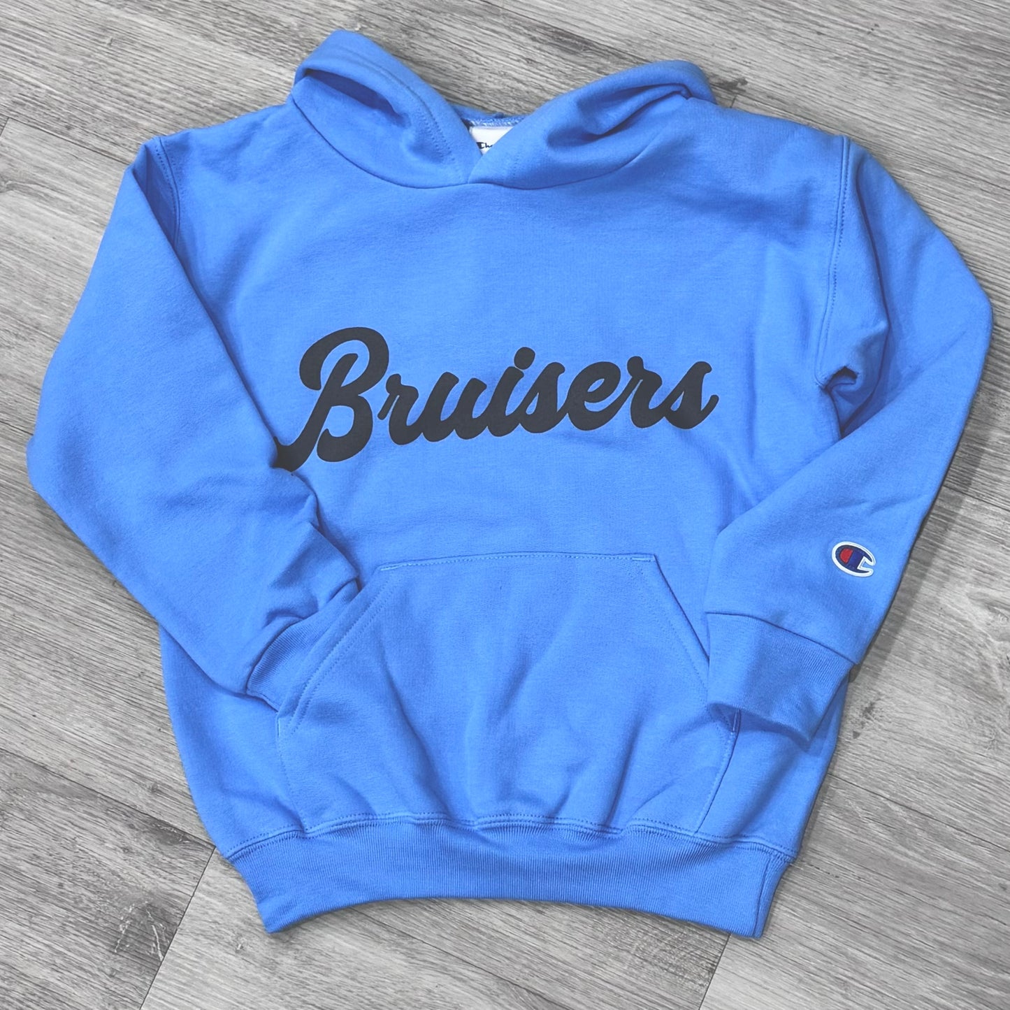 Sweatshirt Youth Champion Team Script Hood/Crew