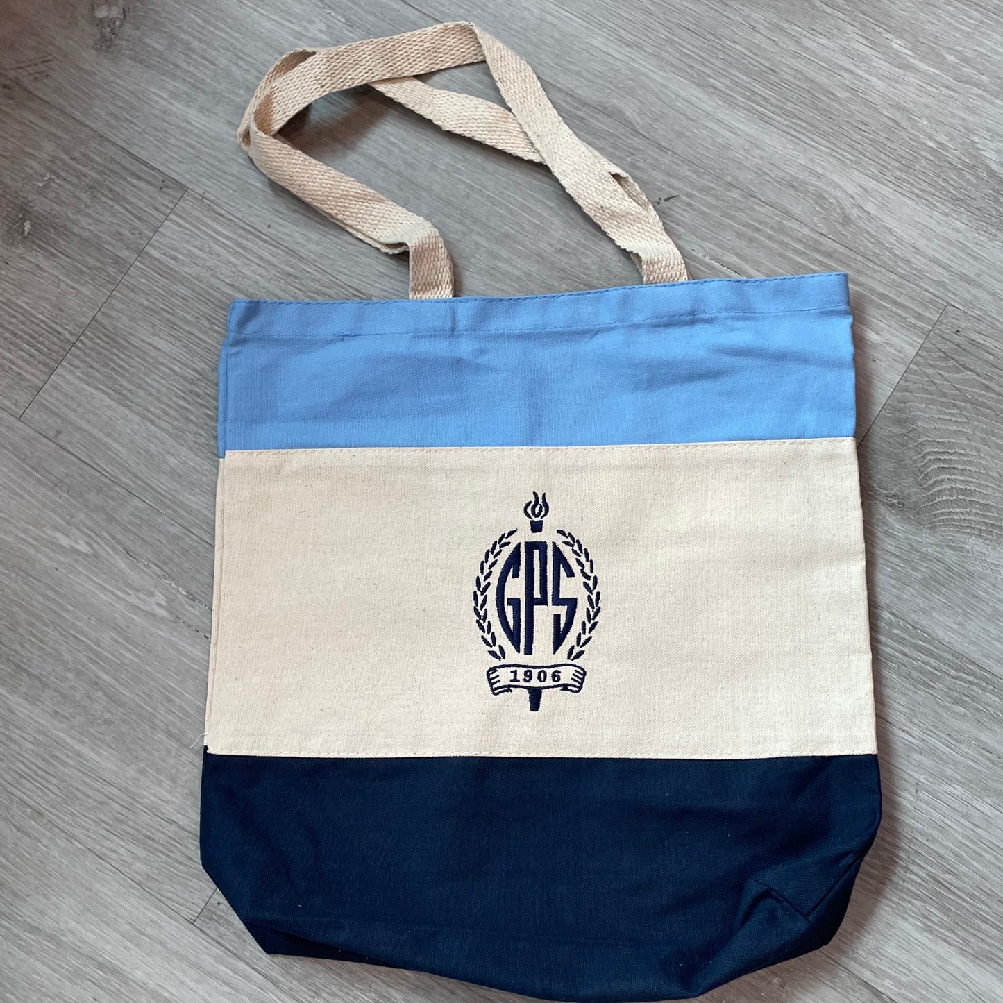 Bag Tri-Tote Embroidered