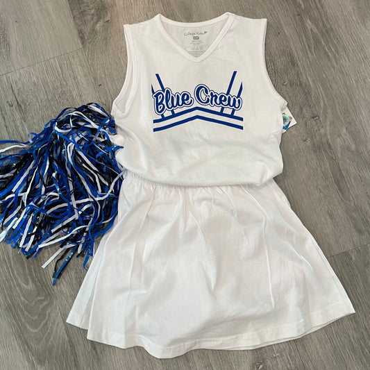 Cheer Dress Girls Blue Crew
