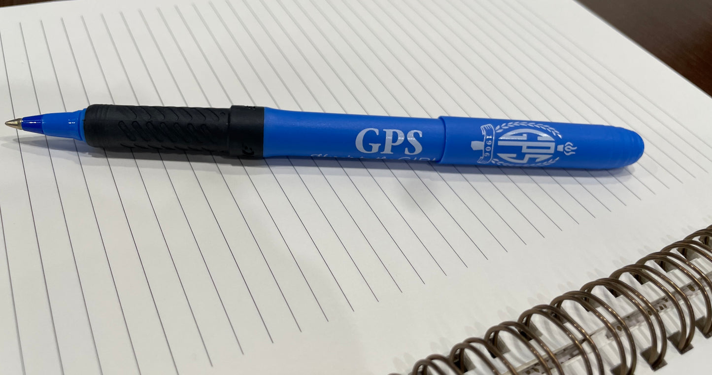 Pen Rollerball Grip Blue