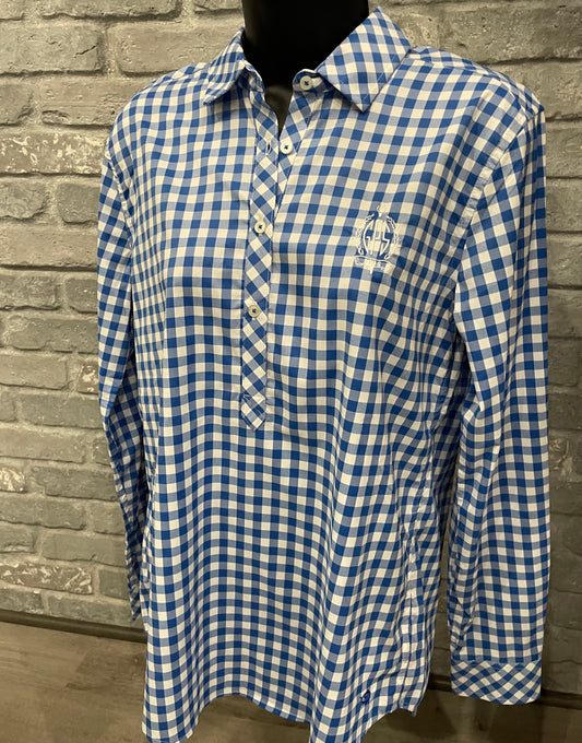 Shirt Southern Tide Gingham Popover Women's